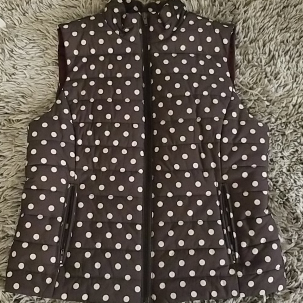 Loft polka dot vest